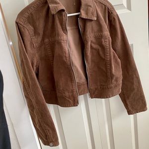 Brown Brandy Melville corduroy jacket